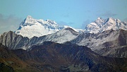 56 vista cerso cime alpine (forse Gruppo del Bernina)...